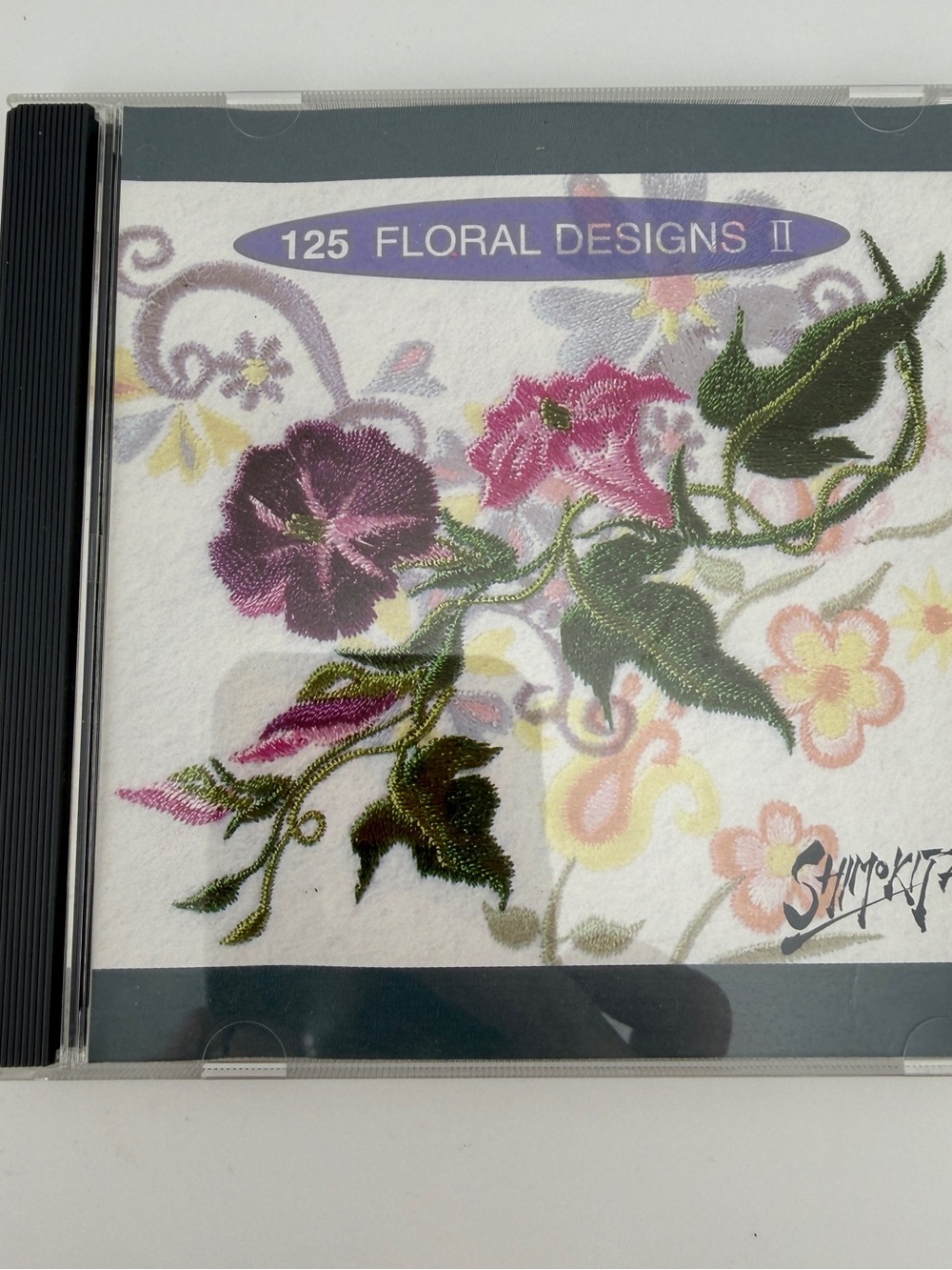 Janome Memory Card 125 Floral Desings II